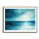 Abstract Blue Seascape Wall Art