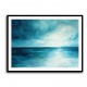 Abstract Blue Seascape Wall Art