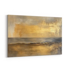 Seascape Gold Abstract 3 Wall Art