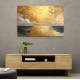 Seascape Gold Abstract 4 Wall Art