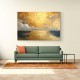 Seascape Gold Abstract 4 Wall Art