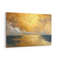 Seascape Gold Abstract 4 Wall Art