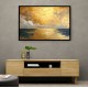 Seascape Gold Abstract 4 Wall Art