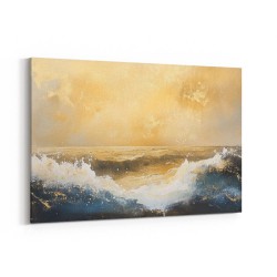 Seascape Gold Abstract 5 Wall Art