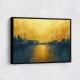 Seascape Gold Abstract 6 Wall Art