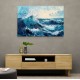 Seascape Blue Waves Wall Art