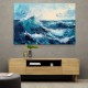 Seascape Blue Waves Wall Art