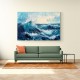 Seascape Blue Waves Wall Art