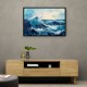 Seascape Blue Waves Wall Art