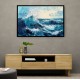 Seascape Blue Waves Wall Art