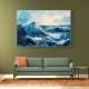 Seascape Blue Waves Wall Art