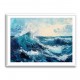 Seascape Blue Waves Wall Art