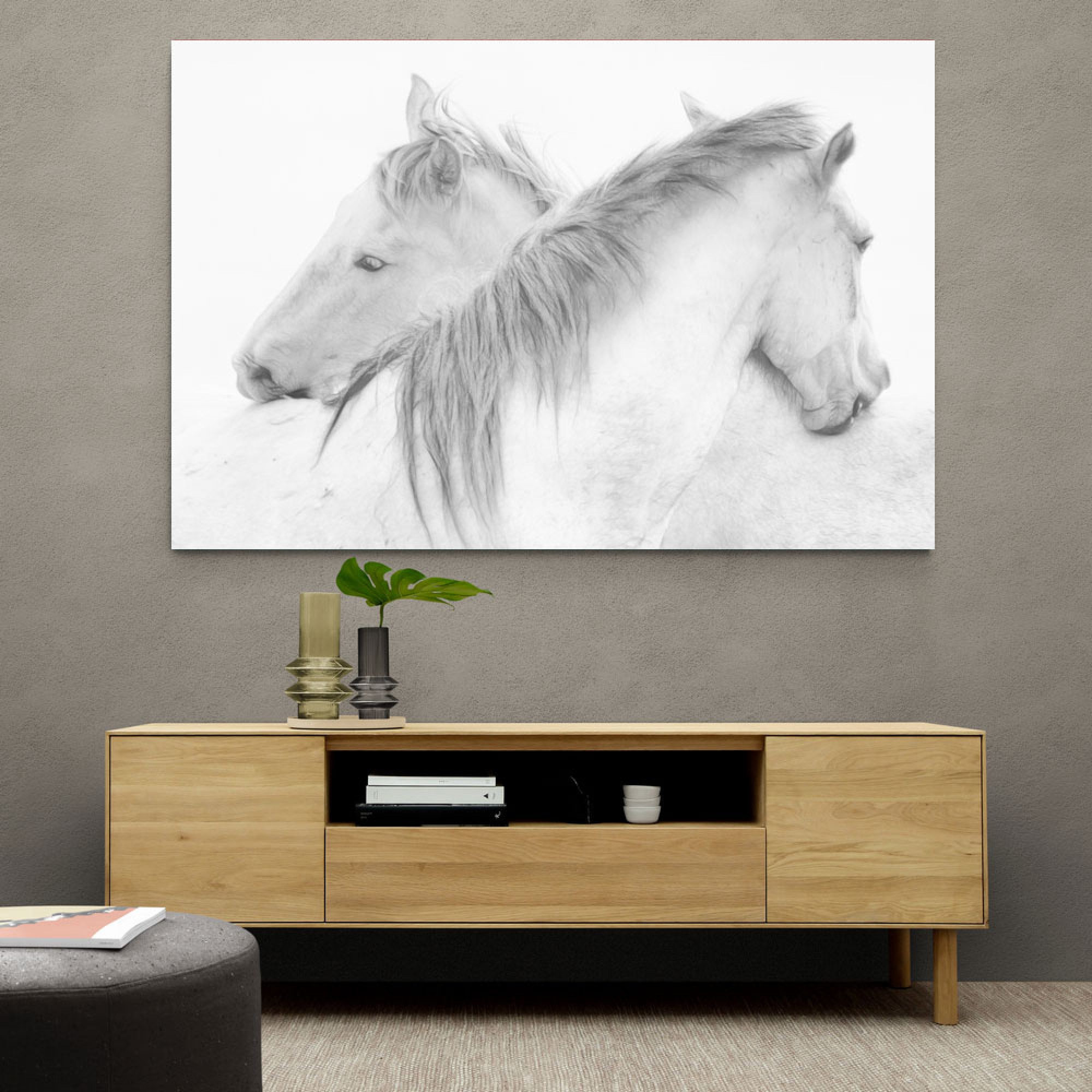 Horse Hug Wall Art