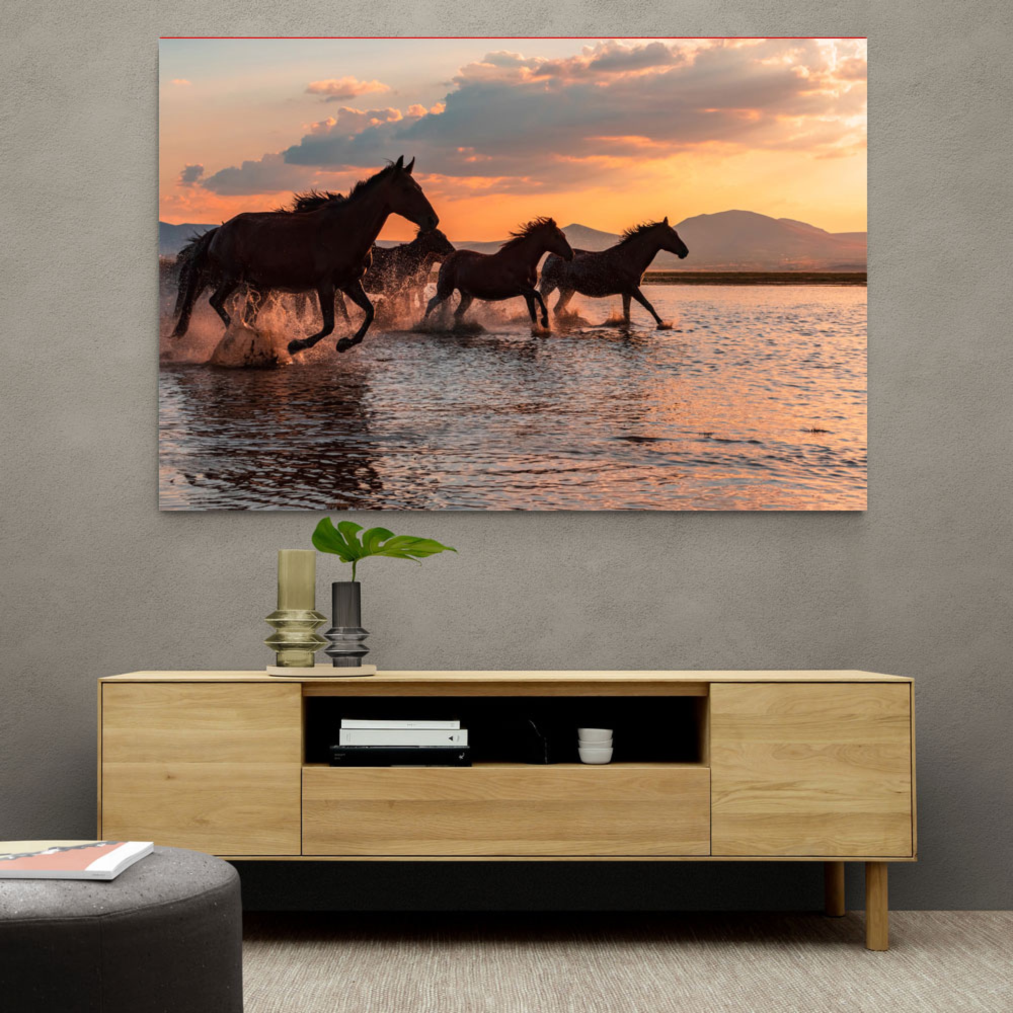 Water Horses Wall Art