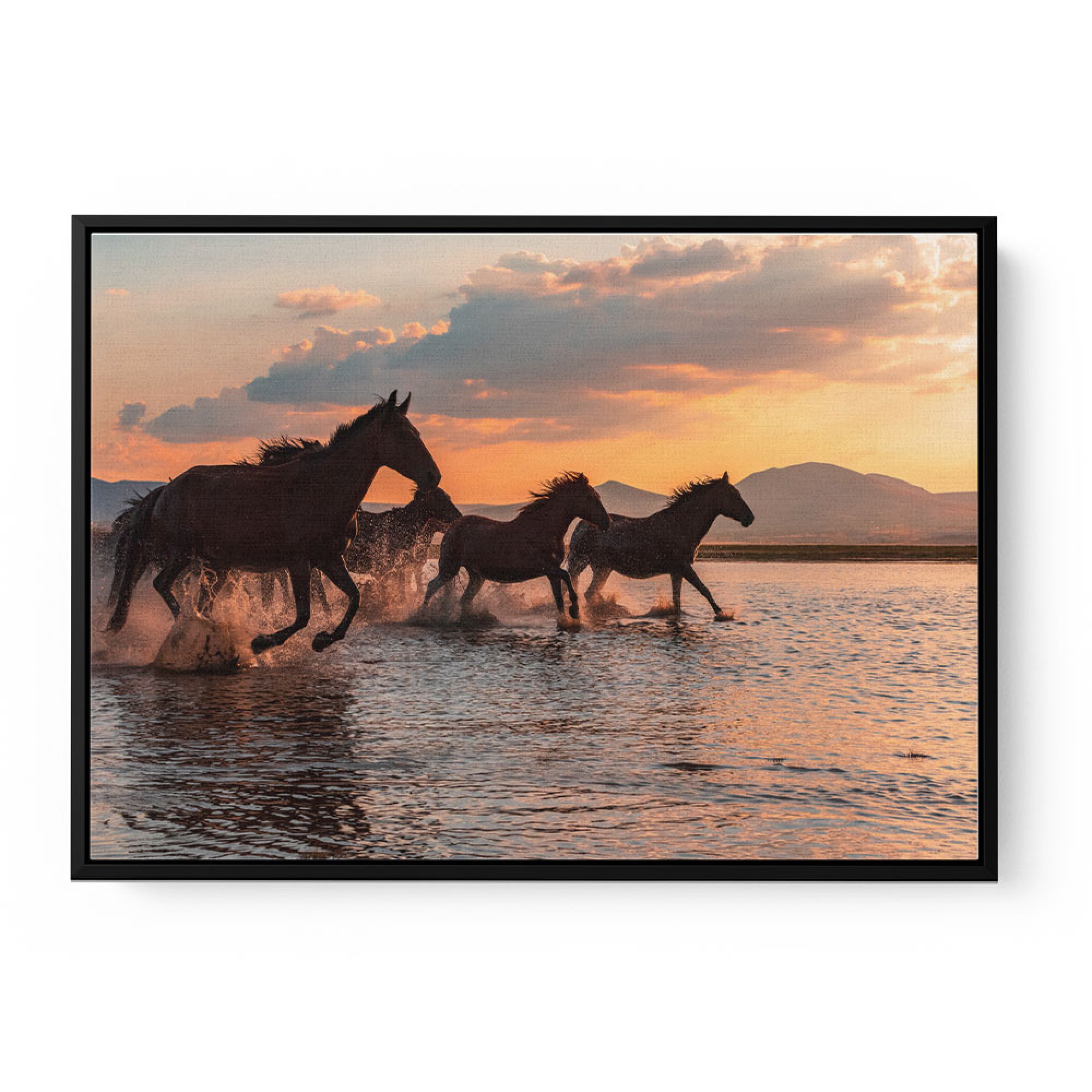 Water Horses Wall Art