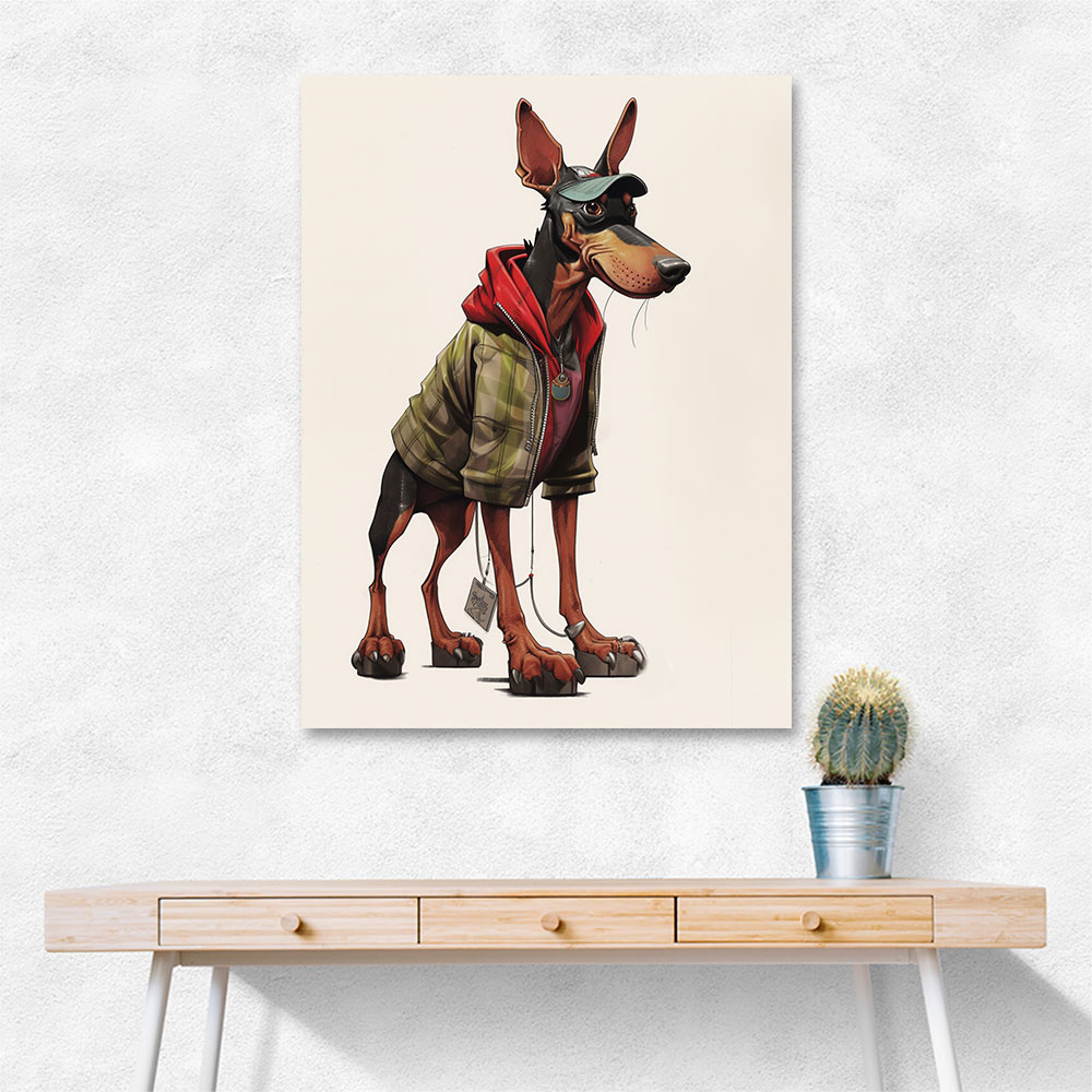 Doberman Cartoon