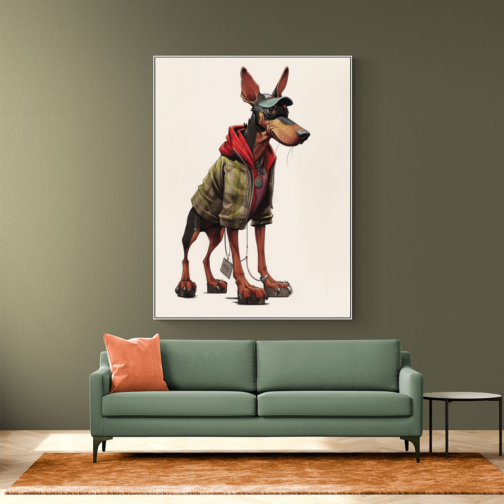 Doberman Cartoon