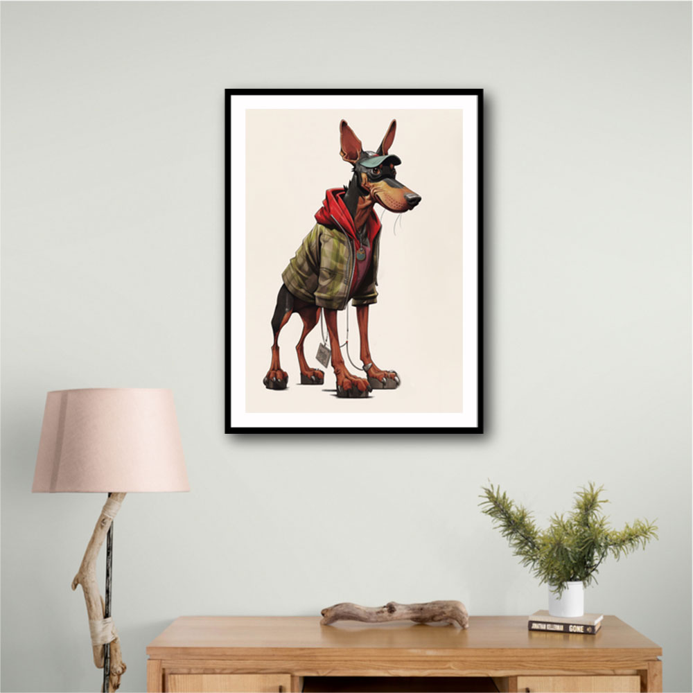 Doberman Cartoon