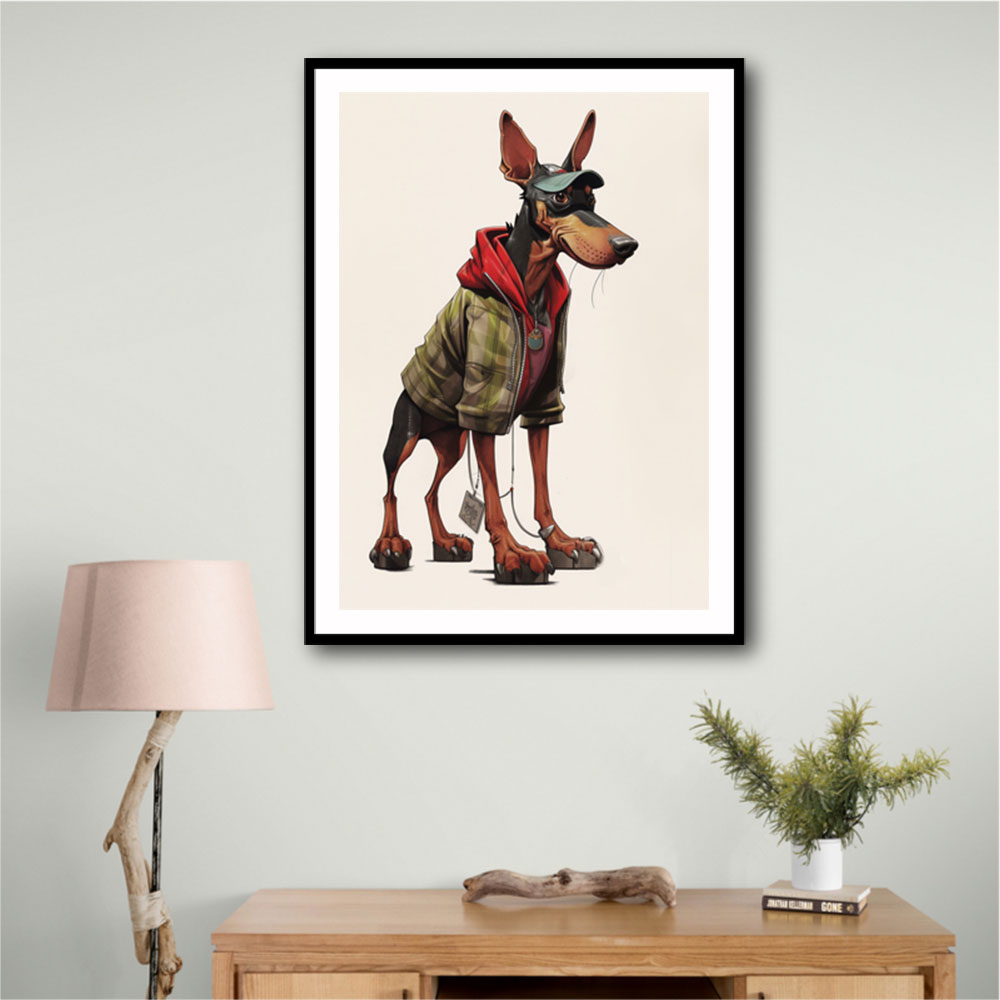 Doberman Cartoon