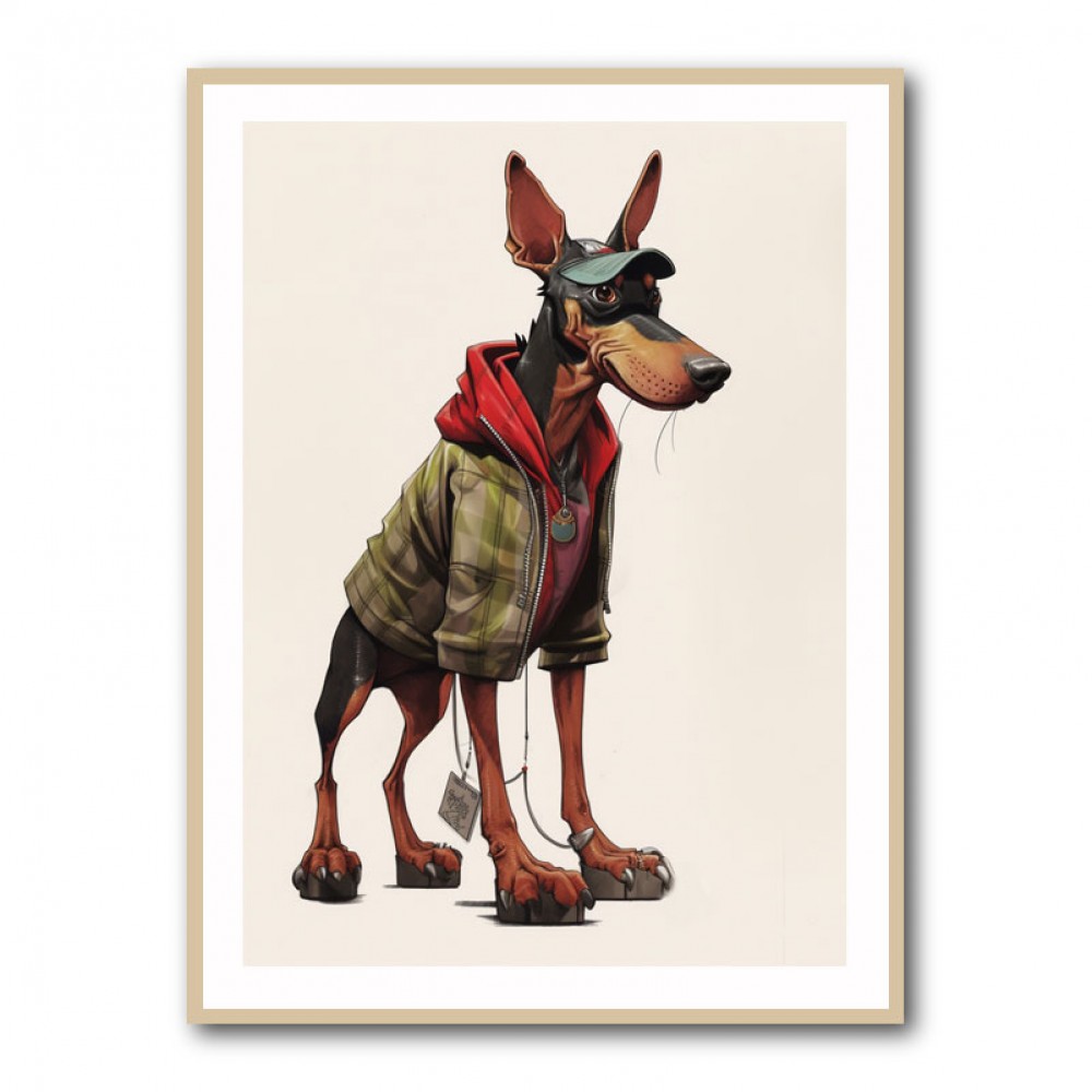 Doberman Cartoon