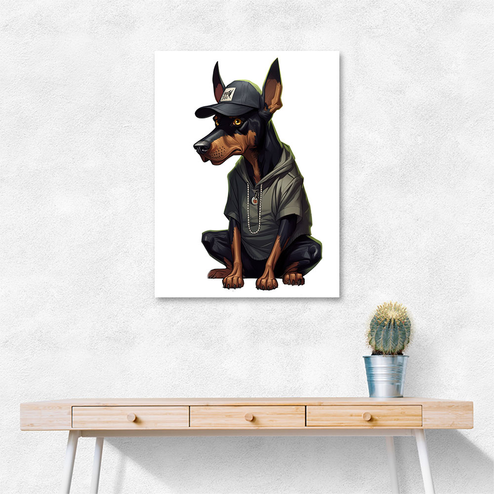 Doberman Cartoon 1