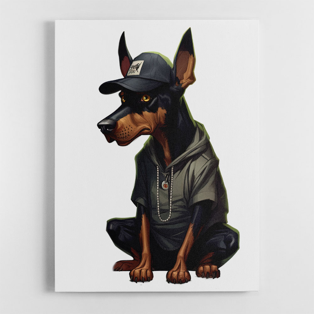 Doberman Cartoon 1