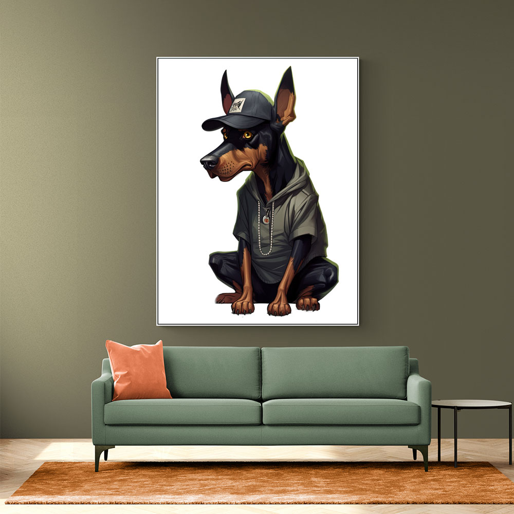 Doberman Cartoon 1