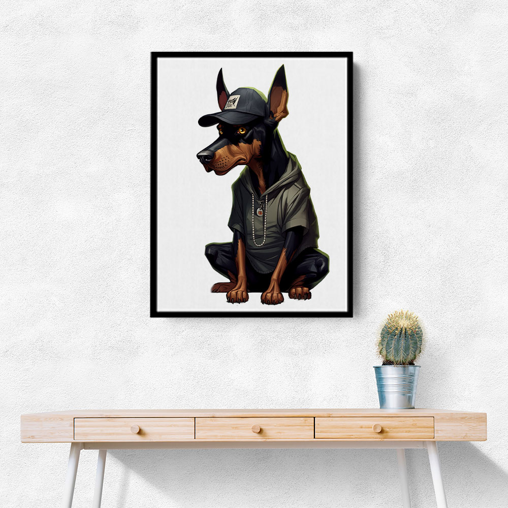 Doberman Cartoon 1