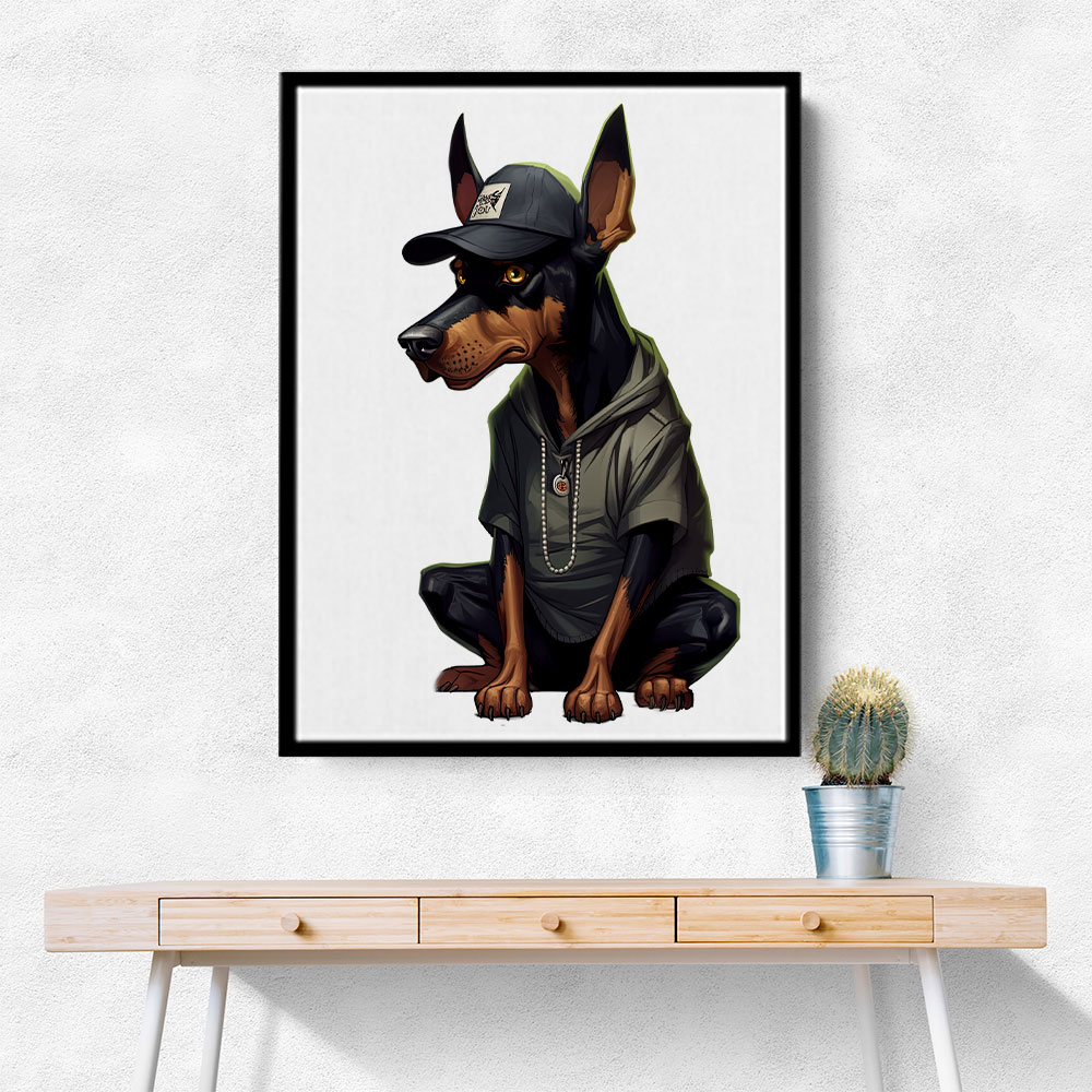 Doberman Cartoon 1