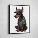 Doberman Cartoon 1