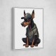 Doberman Cartoon 1