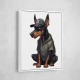 Doberman Cartoon 1