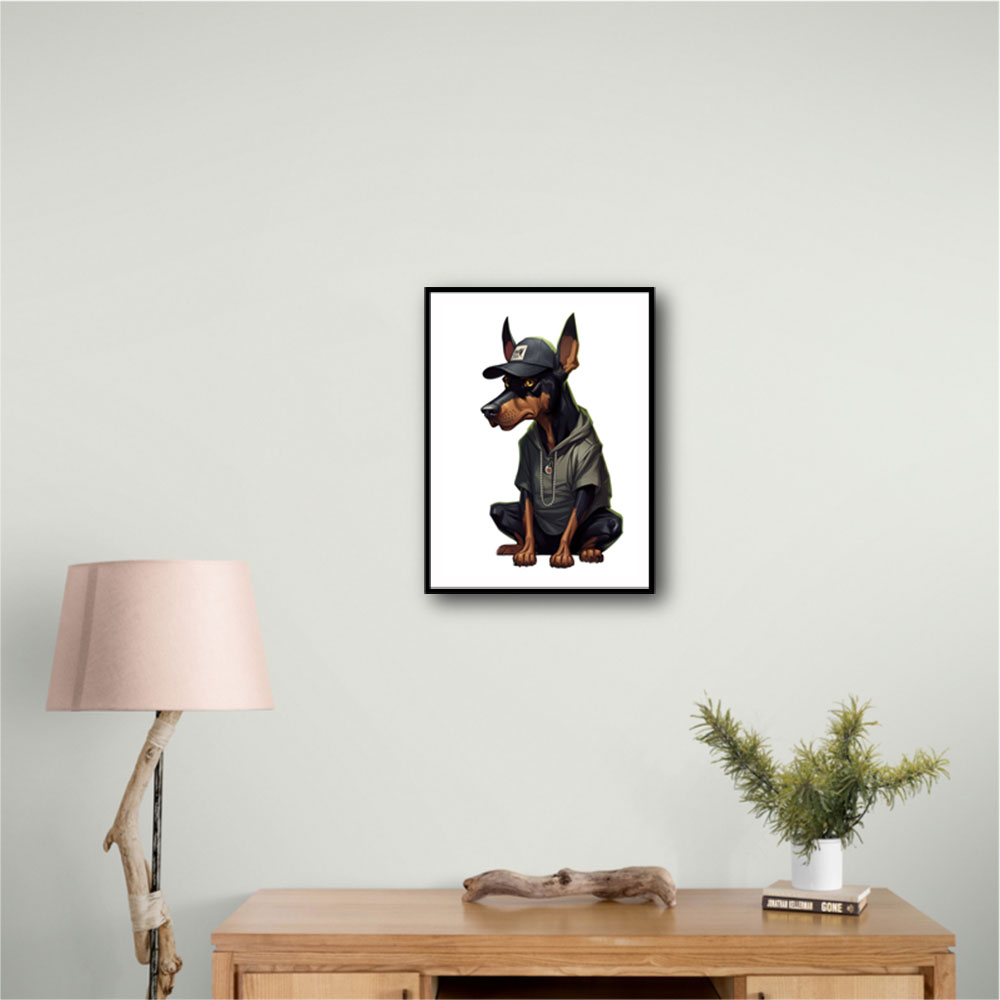 Doberman Cartoon 1