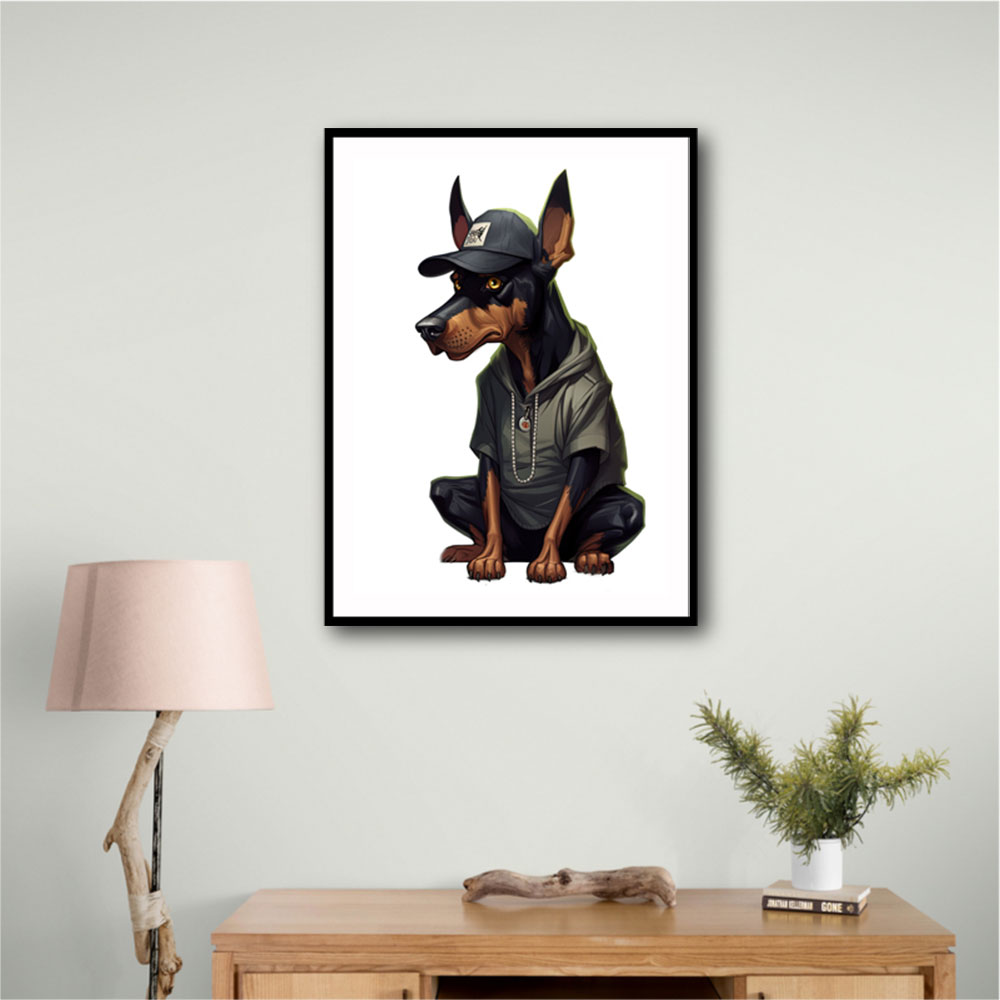 Doberman Cartoon 1