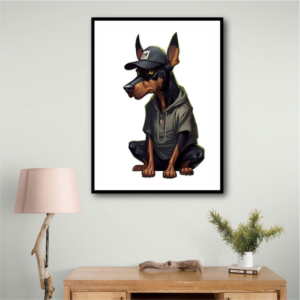 Doberman Cartoon 1