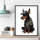 Doberman Cartoon 1