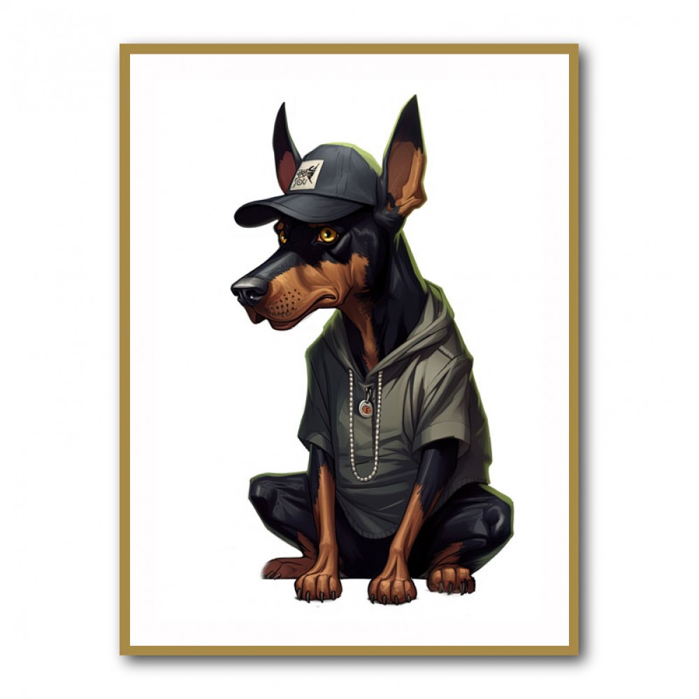 Doberman Cartoon 1