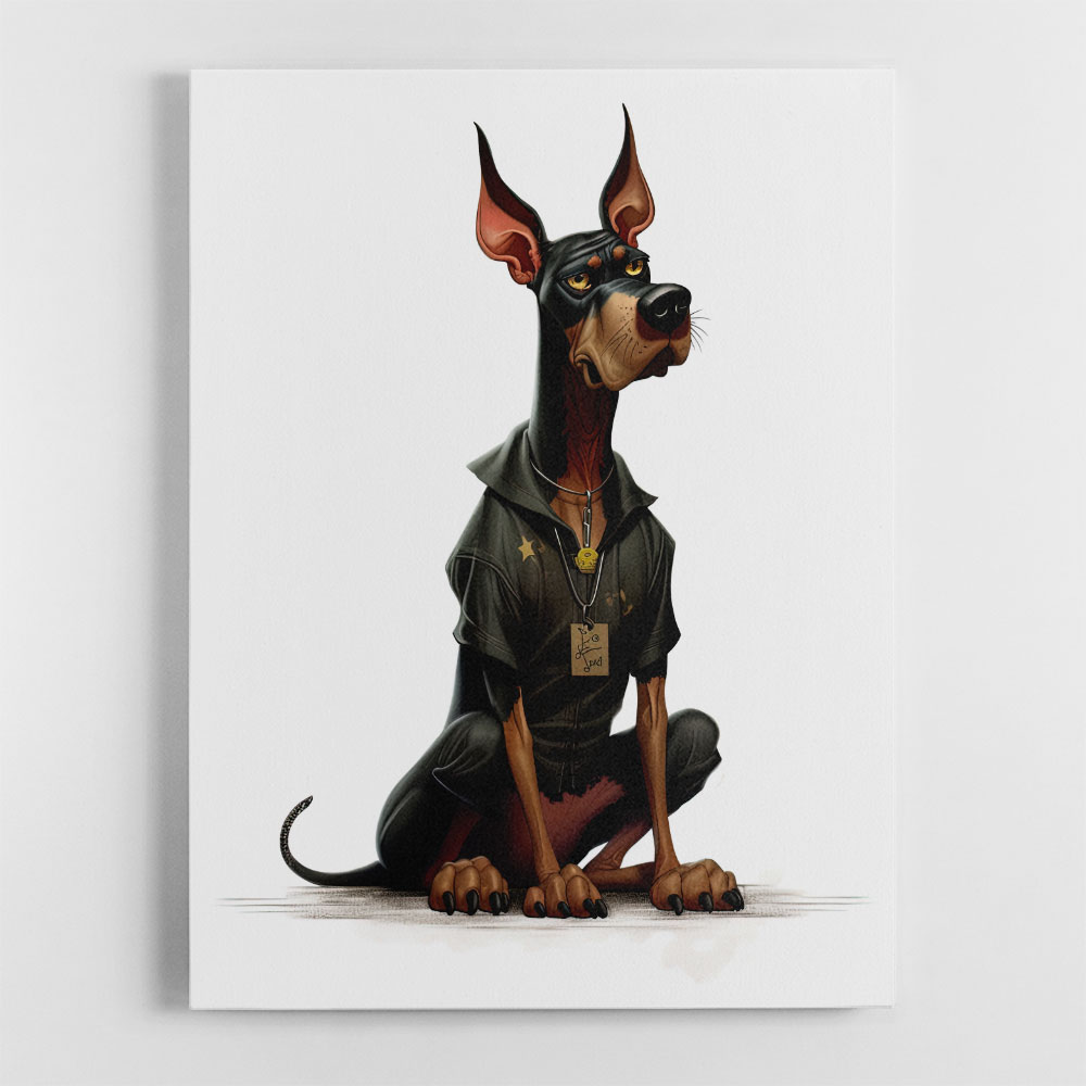 Doberman Cartoon 2