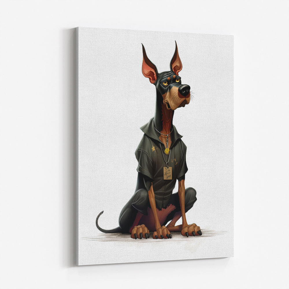 Doberman Cartoon 2