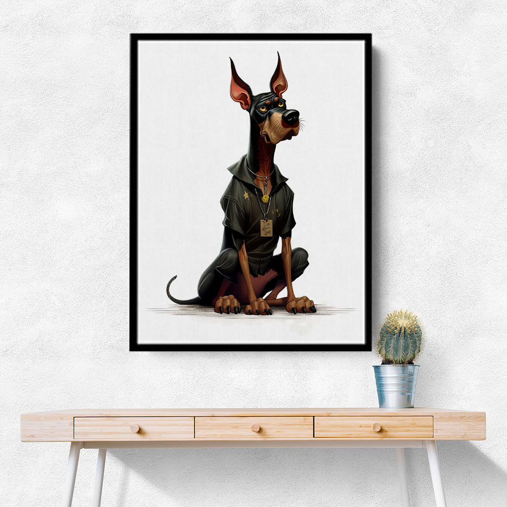 Doberman Cartoon 2