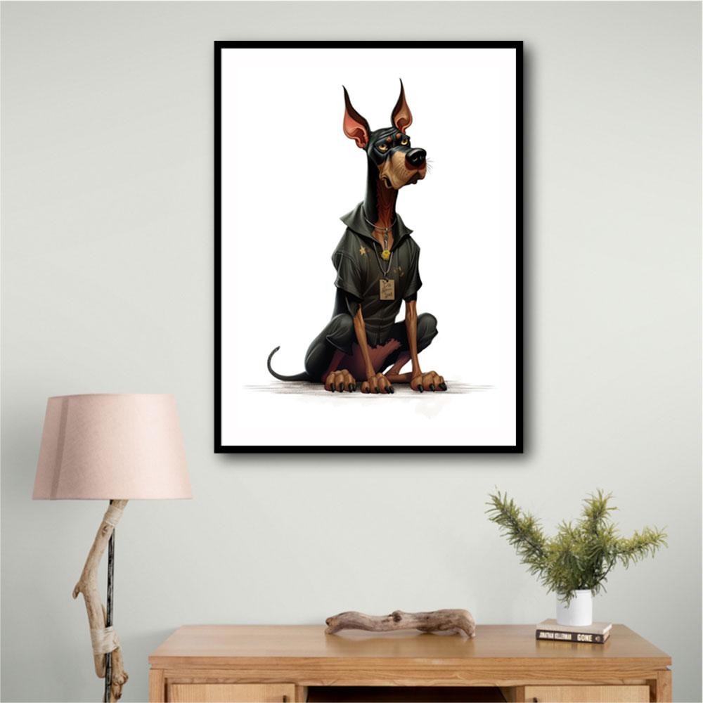 Doberman Cartoon 2