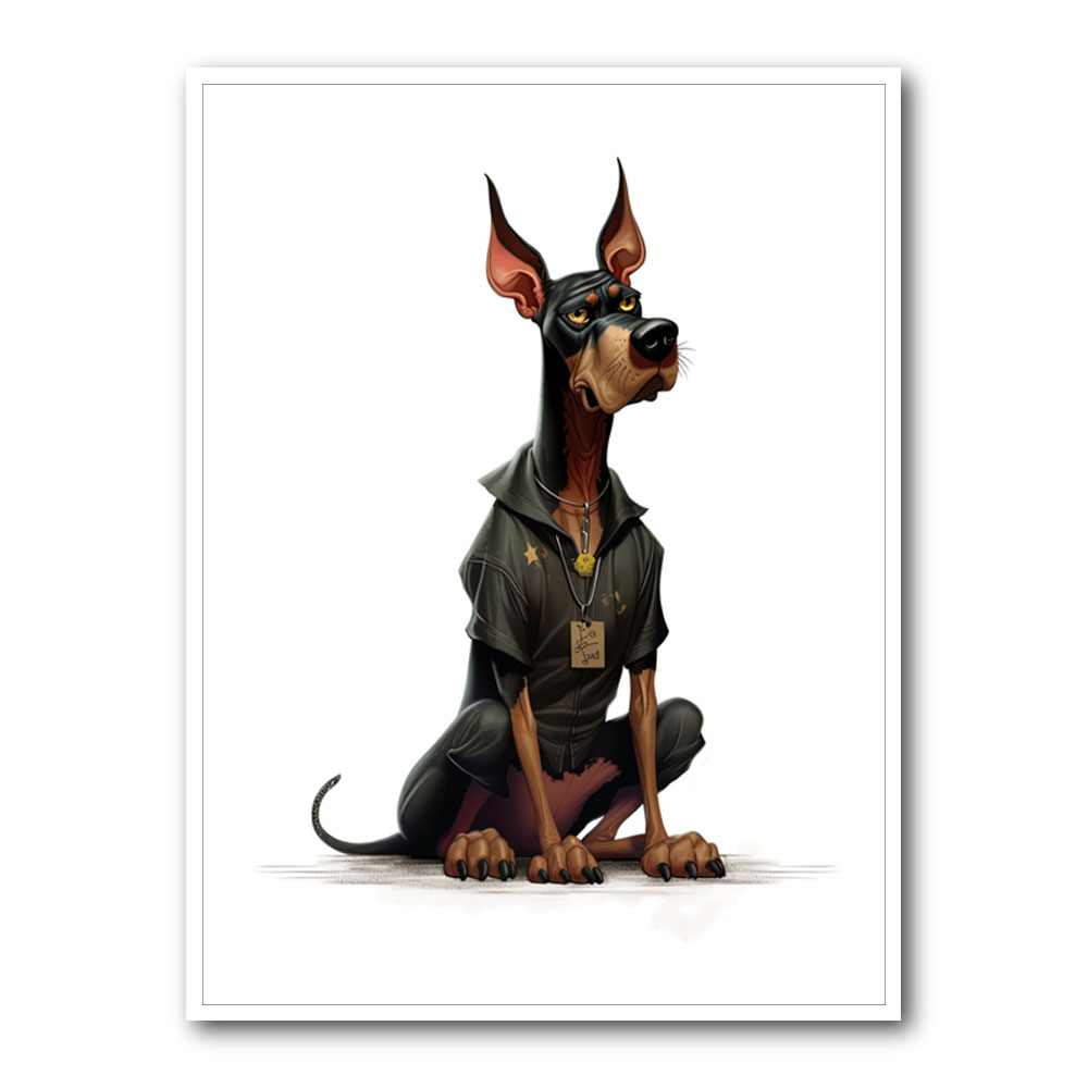 Doberman Cartoon 2