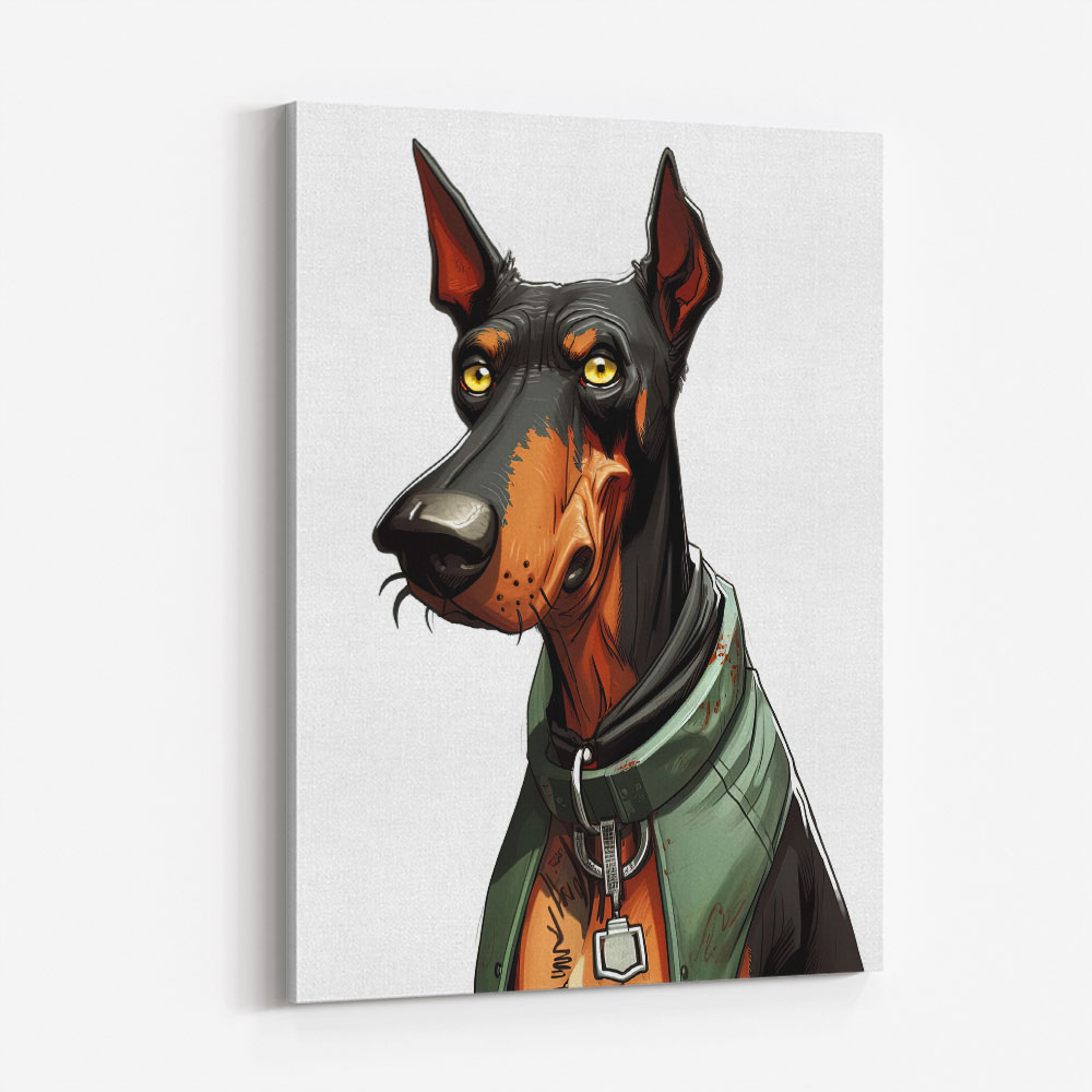 Doberman Cartoon 3