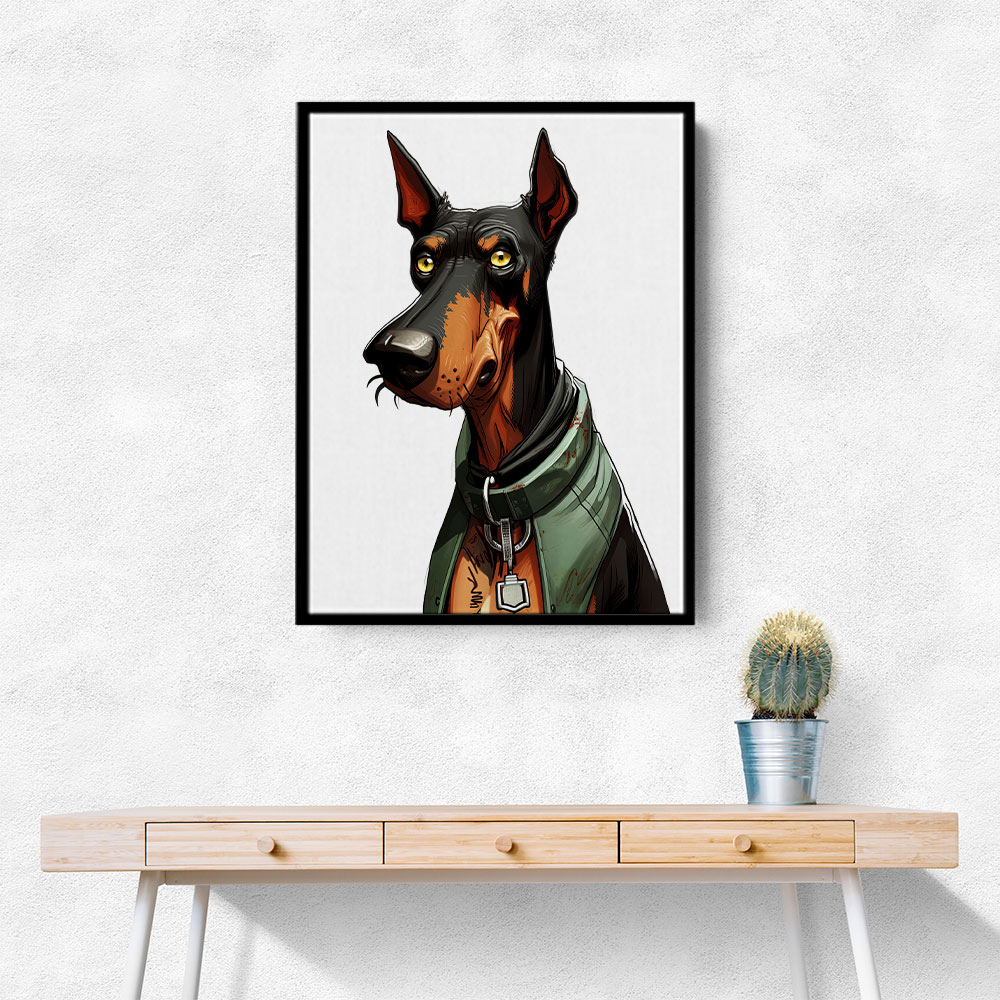 Doberman Cartoon 3