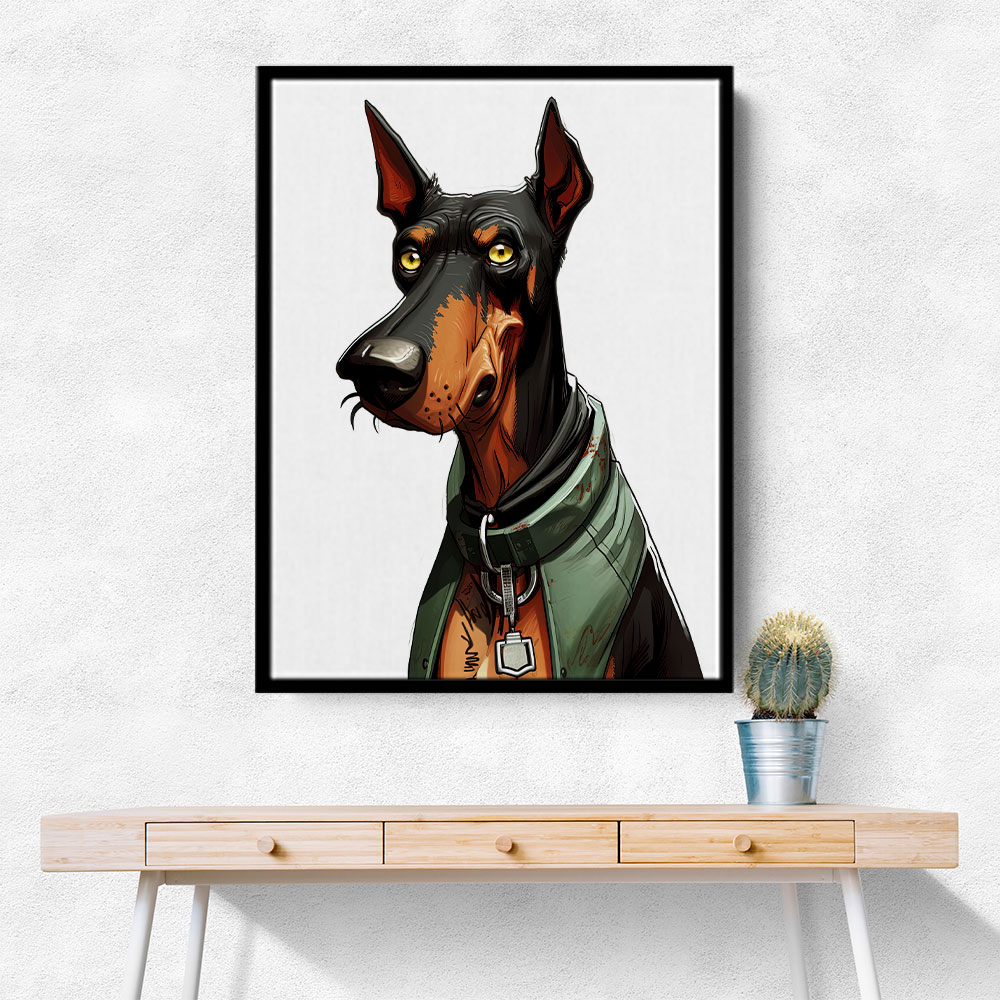 Doberman Cartoon 3