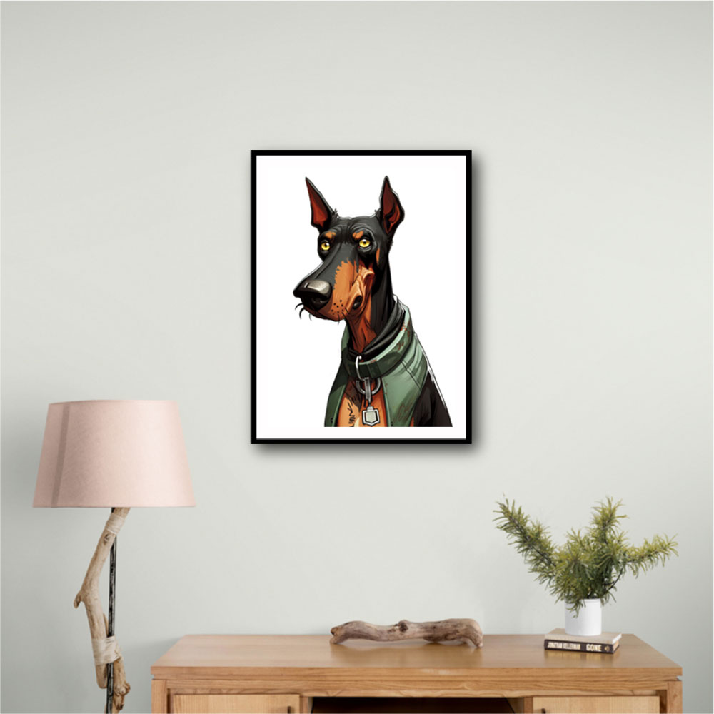 Doberman Cartoon 3