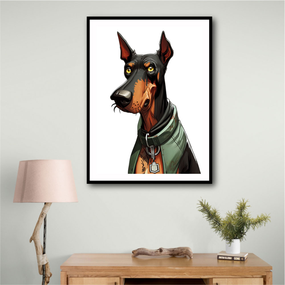 Doberman Cartoon 3