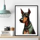 Doberman Cartoon 3