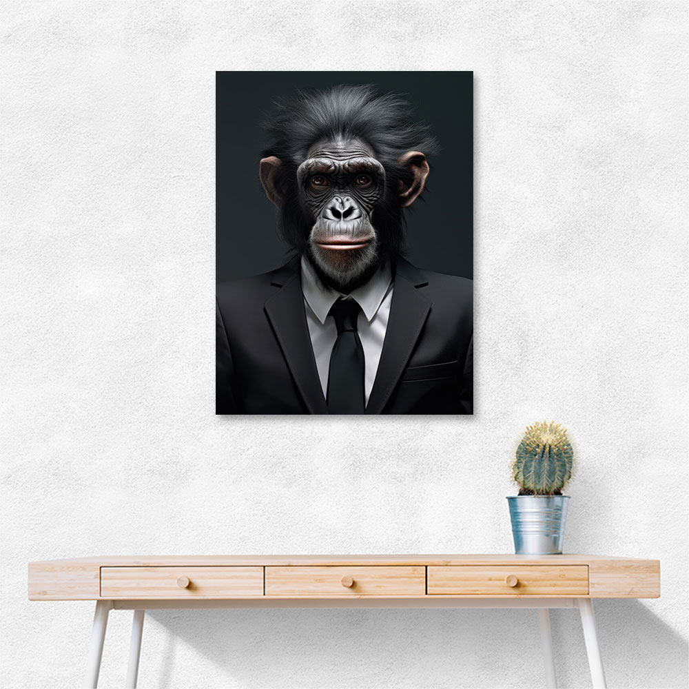 Formal Chimp Wall Art