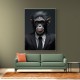 Formal Chimp Wall Art